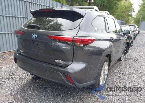 2020 Toyota Highlander Hybrid Limited z USA, uszkodzony, nr VIN 5TDXBRCHXLS012219